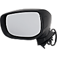 Driver and Passenger Side Mirrors, Power Adjust, Manual Folding, Non-Heated, Paintable, No Signal Light, No Memory, No Puddle Light, No Auto-Dimming, No Blind Spot Feature