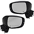 Driver and Passenger Side Mirrors, Power Adjust, Manual Folding, Heated, Paintable, In-housing Signal Light, No Memory, No Puddle Light, No Auto-Dimming, No Blind Spot Feature