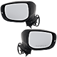 Driver and Passenger Side Mirrors, Power Adjust, Manual Folding, Heated, Paintable, In-housing Signal Light, No Memory, No Puddle Light, No Auto-Dimming, With Blind Spot Light in Housing