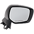 Driver and Passenger Side Mirrors, Power Adjust, Heated, Manual Folding, Textured Black, No Signal Light, No Memory, No Puddle Light, No Auto-Dimming, No Blind Spot Feature