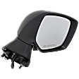 Driver and Passenger Side Mirrors, Power Adjust, Heated, Manual Folding, Textured Black, No Signal Light, No Memory, No Puddle Light, No Auto-Dimming, No Blind Spot Feature