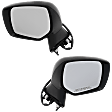 2013 Subaru XV Crosstrek Premium - Driver and Passenger Side Mirror, Power Adjust, Non-Heated, Paintable, Manual Folding, No Signal Light, No Blind Spot Feature, No Memory, No Puddle Light, No Auto-Dimming
