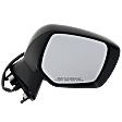 2013 Subaru XV Crosstrek Premium - Driver and Passenger Side Mirror, Power Adjust, Non-Heated, Paintable, Manual Folding, No Signal Light, No Blind Spot Feature, No Memory, No Puddle Light, No Auto-Dimming