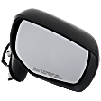 2013 Subaru XV Crosstrek Premium - Driver and Passenger Side Mirror, Power Adjust, Non-Heated, Paintable, Manual Folding, No Signal Light, No Blind Spot Feature, No Memory, No Puddle Light, No Auto-Dimming