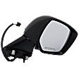 2013 Subaru XV Crosstrek Premium - Driver and Passenger Side Mirror, Power Adjust, Non-Heated, Paintable, Manual Folding, No Signal Light, No Blind Spot Feature, No Memory, No Puddle Light, No Auto-Dimming