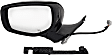 Driver and Passenger Side Mirrors, Power Adjust, Manual Folding, Heated, Chrome, In-Housing Signal Light, With Memory, No Puddle Light, No Auto-Dimming, No Blind Spot Feature