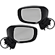 Driver and Passenger Side Mirror, Power Adjust, Non-Heated, Manual Folding, Textured Black, No Signal Light, Without Memory Recall, No Puddle Light, No Auto-Dimming, No Blind Spot Feature