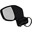 Driver and Passenger Side Mirror, Power Adjust, Non-Heated, Manual Folding, Textured Black, No Signal Light, Without Memory Recall, No Puddle Light, No Auto-Dimming, No Blind Spot Feature