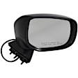 Driver and Passenger Side Mirror, Power Adjust, Non-Heated, Manual Folding, Textured Black, No Signal Light, Without Memory Recall, No Puddle Light, No Auto-Dimming, No Blind Spot Feature
