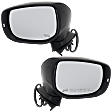 Driver and Passenger Side Mirror, Power Adjust, Heated, Manual Folding, Paintable, In-housing Signal Light, No Memory, No Puddle Light, No Auto-Dim, No Blind Spot Feature