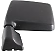 Driver and Passenger Side Mirrors, Manual Adjust, Manual Folding, Non-Heated, Textured Black, No Signal Light, No Memory, No Puddle Light, No Auto-Dimming