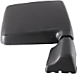 Driver and Passenger Side Mirrors, Manual Adjust, Manual Folding, Non-Heated, Textured Black, No Signal Light, No Memory, No Puddle Light, No Auto-Dimming