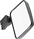 Driver and Passenger Side Mirrors, Manual Adjust, Manual Folding, Non-Heated, Textured Black, No Signal Light, No Memory, No Puddle Light, No Auto-Dimming