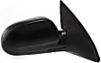 Driver and Passenger Side Mirrors, Power Adjust, Manual Folding, Heated, Paintable, No Signal Light, No Memory, No Puddle Light, No Auto-Dimming, No Blind Spot Feature