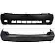 Mini Passenger Van Front and Rear Primed Bumper Cover
