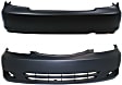 Front and Rear Primed Bumper Cover