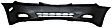 Front and Rear Primed Bumper Cover