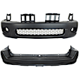 Front and Rear Primed Bumper Cover