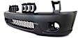 Front and Rear Primed Bumper Cover