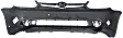 2003 Toyota Echo Base - Front and Rear Primed Bumper Cover, For Models without Front Spoiler, Sedan