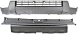 Front and Rear Front - Primed, Rear - Textured Bumper Cover