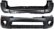 Front and Rear Primed Bumper Cover, CAPA Certified