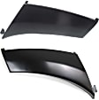 Front, Driver and Passenger Side Bumper End, Primed Plastic