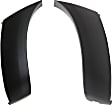 Front, Driver and Passenger Side Bumper End, Primed Plastic