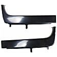 Driver and Passenger Side Headlight Fillers, Painted Black