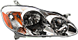 2003 Toyota Corolla - Driver and Passenger Side Halogen Headlight, With bulb(s), OE Replacement