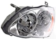 2003 Toyota Corolla - Driver and Passenger Side Halogen Headlight, With bulb(s), OE Replacement