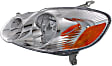 2003 Toyota Corolla - Driver and Passenger Side Halogen Headlight, With bulb(s), OE Replacement