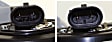 2003 Toyota Corolla - Driver and Passenger Side Halogen Headlight, With bulb(s), OE Replacement