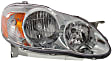 2004 Toyota Corolla - Driver and Passenger Side Halogen Headlight, With bulb(s), OE Replacement