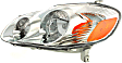 2004 Toyota Corolla - Driver and Passenger Side Halogen Headlight, With bulb(s), OE Replacement