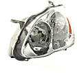 2004 Toyota Corolla - Driver and Passenger Side Halogen Headlight, With bulb(s), OE Replacement