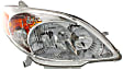 Driver and Passenger Side Halogen Headlight, With bulb(s), OE Replacement