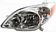 Driver and Passenger Side Halogen Headlight, With bulb(s), OE Replacement