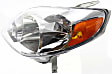 Driver and Passenger Side Halogen Headlight, With bulb(s), OE Replacement
