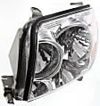 Driver and Passenger Side Halogen Headlight, Without bulb(s), OE Replacement