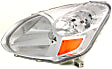 Driver and Passenger Side Headlights, with Bulbs, Halogen, Sedan