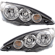 2005-2006 Toyota Camry - Driver and Passenger Side Headlights, with Bulbs, Halogen, USA Built Vehicle