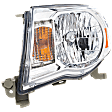 2005-2011 Toyota Tacoma - Driver and Passenger Side Headlights, with Bulbs, Halogen, For Models without Sport Package, CAPA Certified