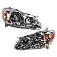 2008 Toyota Corolla - Driver and Passenger Side Halogen Headlight, With bulb(s), USA Built Vehicle, OE Replacement