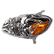 2008 Toyota Corolla - Driver and Passenger Side Halogen Headlight, With bulb(s), USA Built Vehicle, OE Replacement