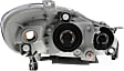 2005-2008 Toyota Corolla - Driver and Passenger Side Headlights, with Bulbs, Halogen, USA Built Vehicle, Black Interior, without turn signal light Bulbs