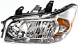Driver and Passenger Side Halogen Headlight, With bulb(s), OE Replacement