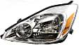 Driver and Passenger Side Halogen Headlight, With bulb(s), OE Replacement