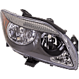 Driver and Passenger Side Headlights, without Bulbs, Halogen, For Models without Base Package