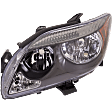 Driver and Passenger Side Headlights, without Bulbs, Halogen, For Models without Base Package